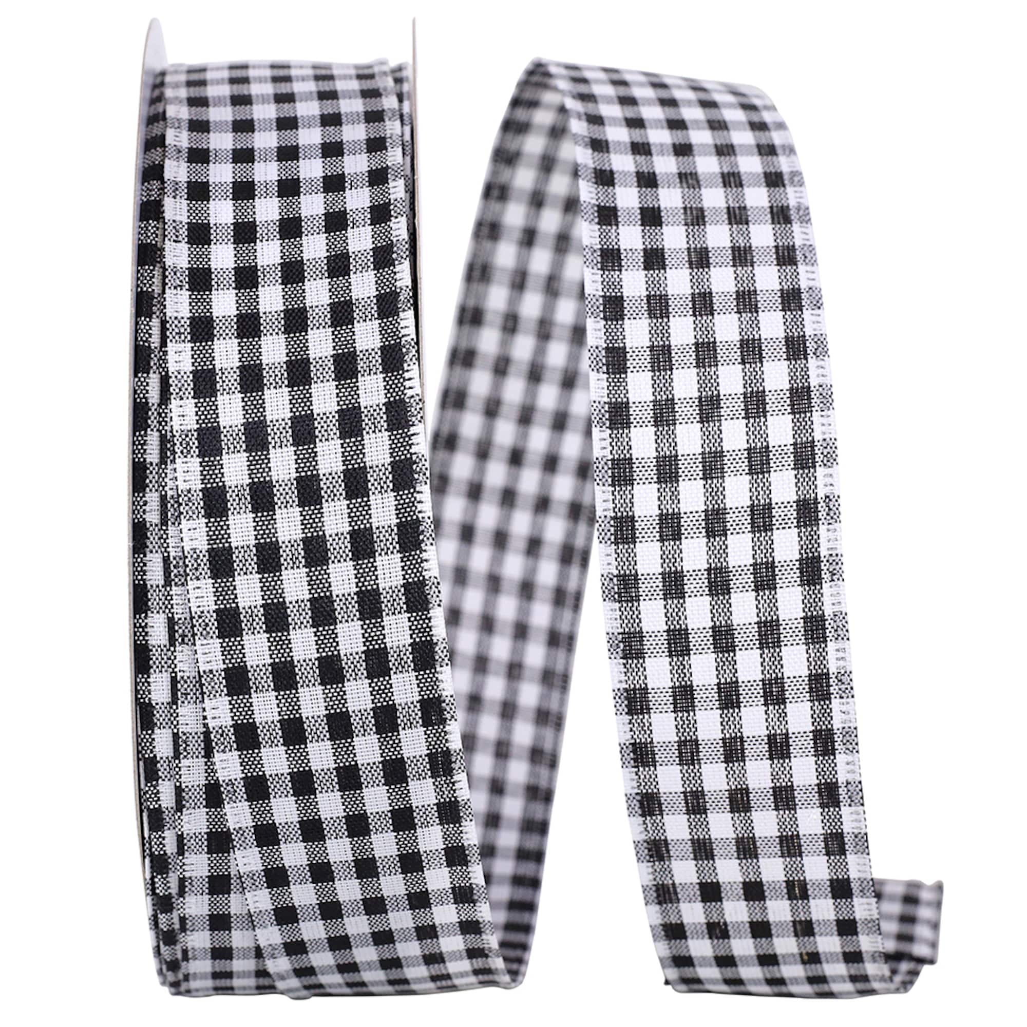 Reliant 1.5" x 50yd. Great Gingham Wired Ribbon